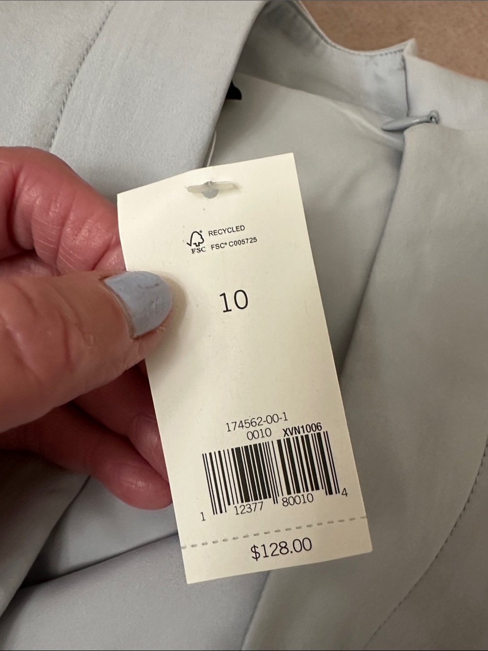 Banana Republic Light Gray Tiered A-Line Midi Skirt - Picture 7 of 8